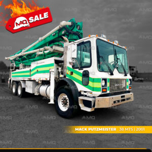 BOMBA DE CONCRETO MACK PUTZMEISTER 38 MTS 2001