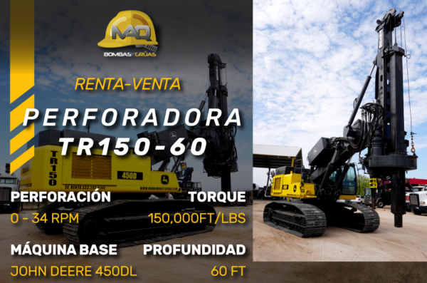 PERFORADORA JOHN DEERE TR150-60