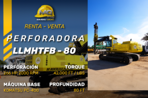 PERFORADORA KOMATSU LLMHTFB - 80