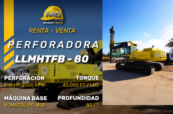 PERFORADORA KOMATSU LLMHTFB - 80