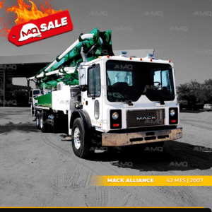 BOMBA DE CONCRETO MACK ALLIANCE 42 MTS 2007