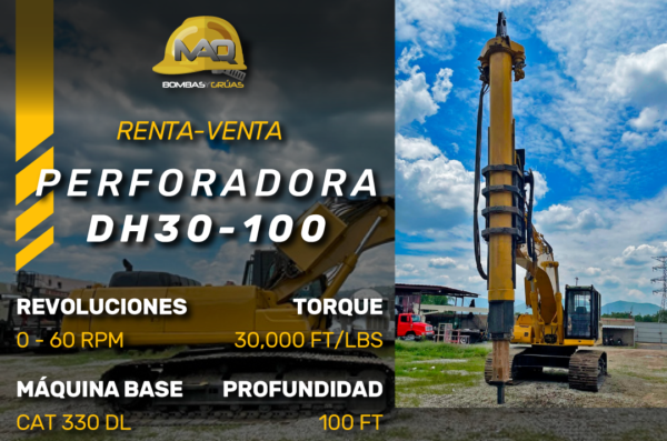 PERFORADORA CATERPILLAR MODELO DH30