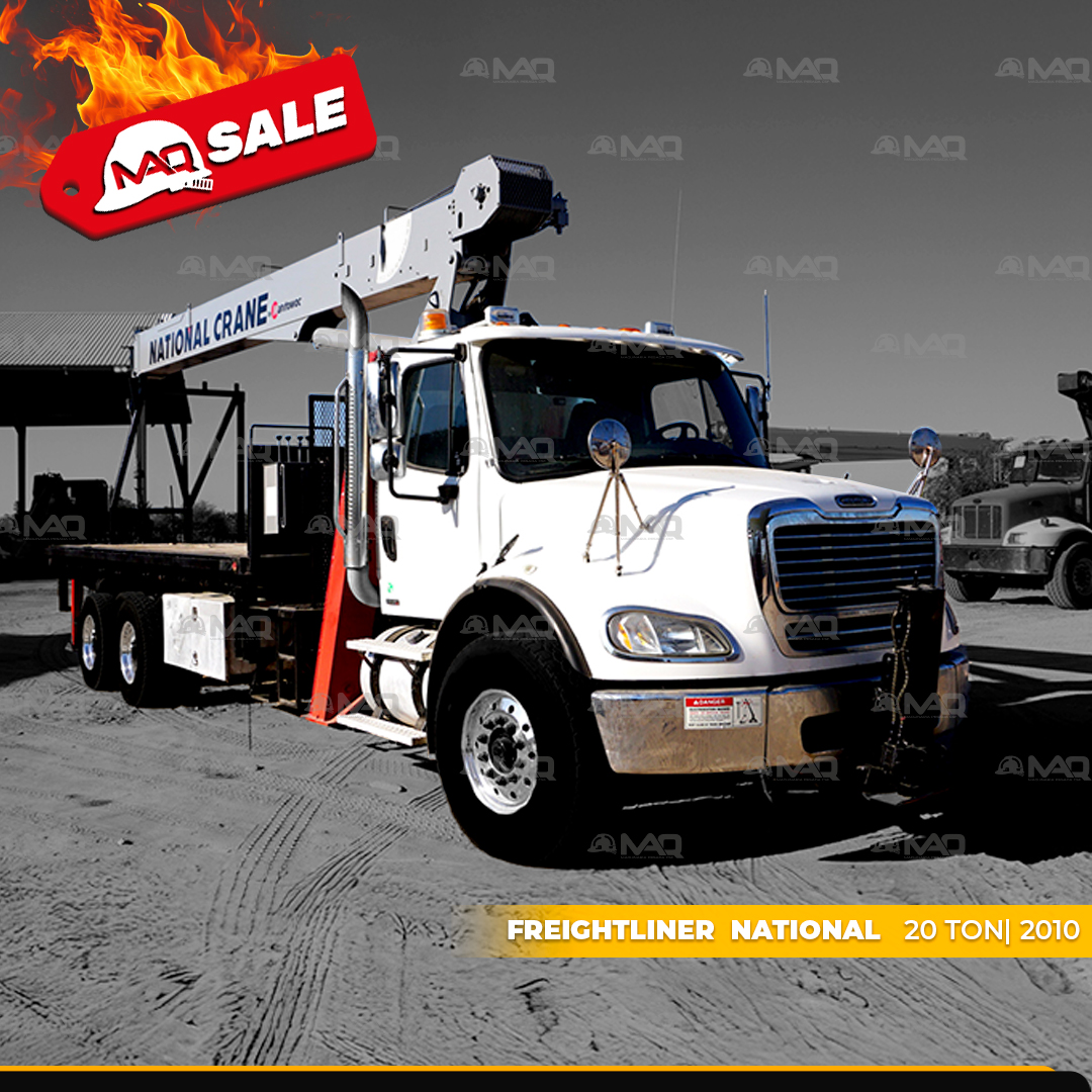 Grúa Titán Freightliner 20 toneladas modelo 2010 en venta MAQ SALE