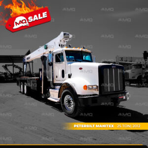GRÚA TITÁN PETERBILT MANITEX 25 TONS 2012
