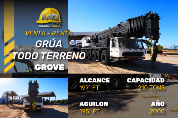 GRÚA TODO TERRENO GROVE GMK5210 2000