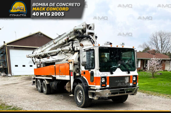 BOMBA DE CONCRETO MACK CONCORD 40 MTS 2003