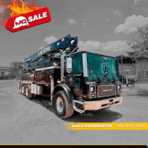 BOMBA DE CONCRETO MACK PUTZMEISTER 38Z METROS 2003