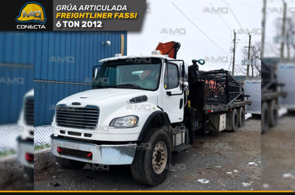 GRÚA ARTICULADA FREIGHTLINER FASSI 6 TON 2012