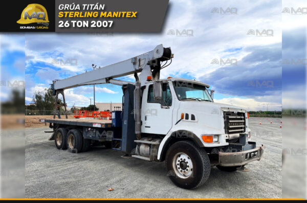 GRÚA TITÁN STERLING MANITEX 26 TON 2007