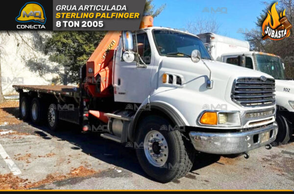 GRÚA ARTICULADA STERLING PALFINGER  8 TON 2005
