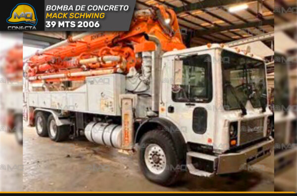 BOMBA DE CONCRETO MACK SCHWING 39 MTS 2006