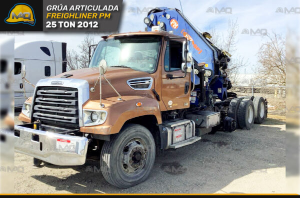 GRÚA ARTICULADA FREIGHLINER PM 25 TON 2012