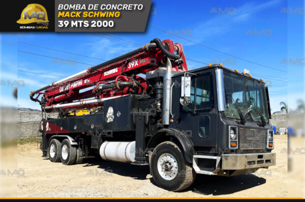 BOMBA DE CONCRETO MACK SCHWING 39 MTS 2000