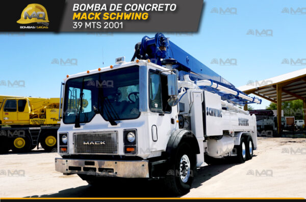 BOMBA DE CONCRETO MACK SCHWING 39 MTS 2001