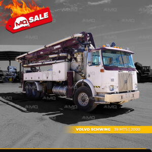 BOMBA DE CONCRETO VOLVO SCHWING 39M 2000