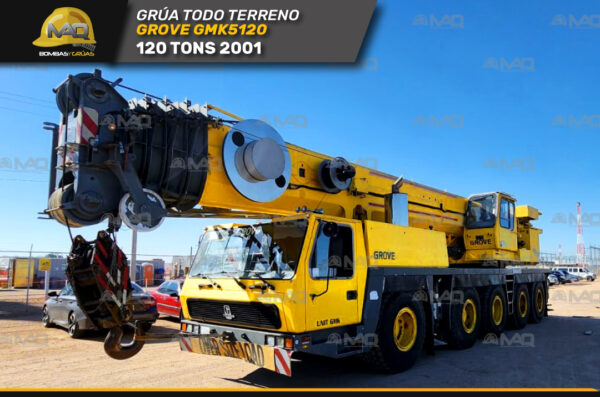GRÚA TODO TERRENO GROVE GMK5120 2001