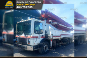 BOMBA DE CONCRETO MACK CONCORD 40 MTS 2005