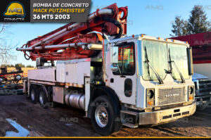 BOMBA DE CONCRETO MACK PUTZMEISTER 36 MTS 2003