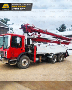 BOMBA DE CONCRETO MACK SCHWING 28 MTS 2007