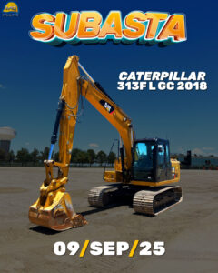 EXCAVADORA CATERPILLAR 313F L GC 2018