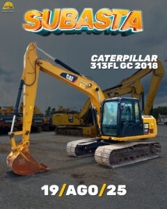 EXCAVADORA CATERPILLAR 313FL GC 2018