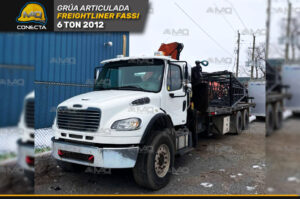 GRÚA ARTICULADA FREIGHTLINER FASSI 6 TON 2012