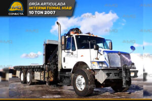GRÚA ARTICULADA INTERNATIONAL HIAB 10 TONS 2007