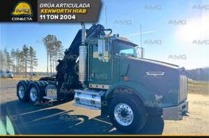 GRÚA ARTICULADA KENWORTH HIAB 11 TON 2004