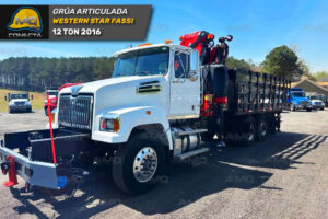 GRÚA ARTICULADA WESTERN STAR FASSI 12 TON 2016