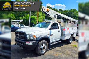 GRÚA CANASTILLA RAM VERSALIFT 29FT 2014
