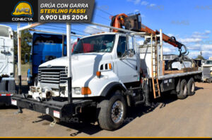 GRÚA CON GARRA STERLING FASSI 6,900 LBS 2004