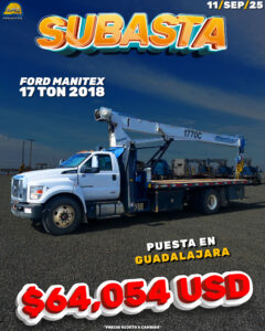 GRÚA TITÁN FORD MANITEX 17 TON 2018