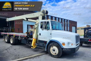 GRÚA TITÁN FREIGHTLINER JLG 14 TON 2003