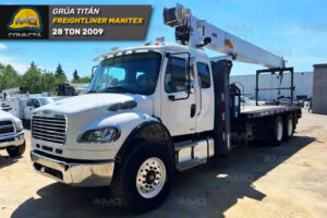 GRÚA TITÁN FREIGHTLINER MANITEX 28 TON 2009