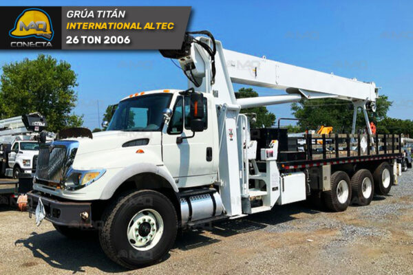 GRÚA TITÁN INTERNATIONAL ALTEC 26 TON 2006