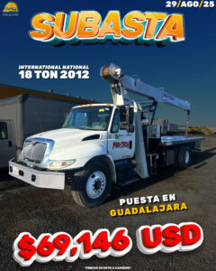 GRÚA TITÁN INTERNATIONAL NATIONAL 18 TON 2012