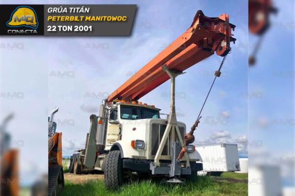 GRÚA TITÁN PETERBILT MANITOWOC 22 TON 2001