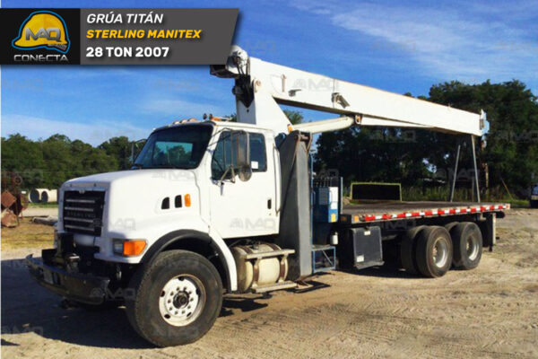 GRÚA TITÁN STERLING MANITEX 28 TON 2007