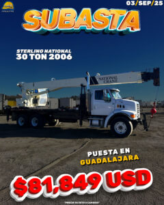 GRÚA TITÁN STERLING NATIONAL 30 TON 2006