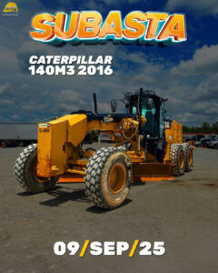 MOTONIVELADORA CATERPILLAR 140M3 2016