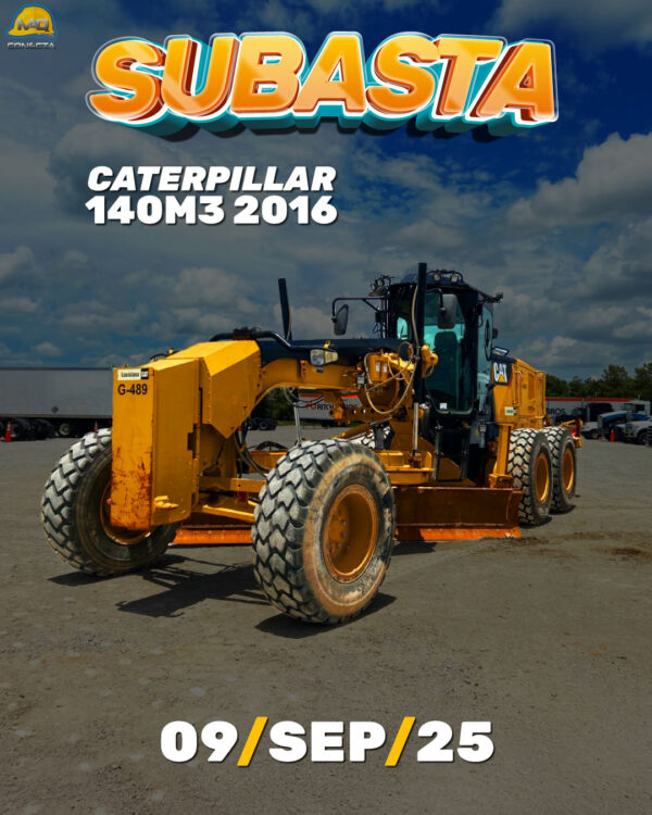 MOTONIVELADORA CATERPILLAR 140M3 2016