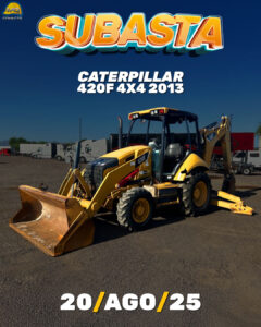 RETROEXCAVADORA CATERPILLAR 420F 4X4 2013