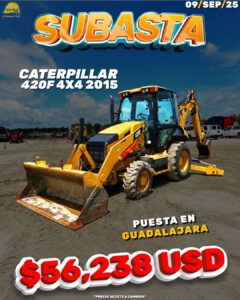 RETROEXCAVADORA CATERPILLAR 420F 4X4 2015