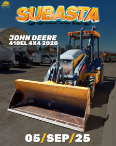 RETROEXCAVADORA JOHN DEERE 410L 4X4 2020
